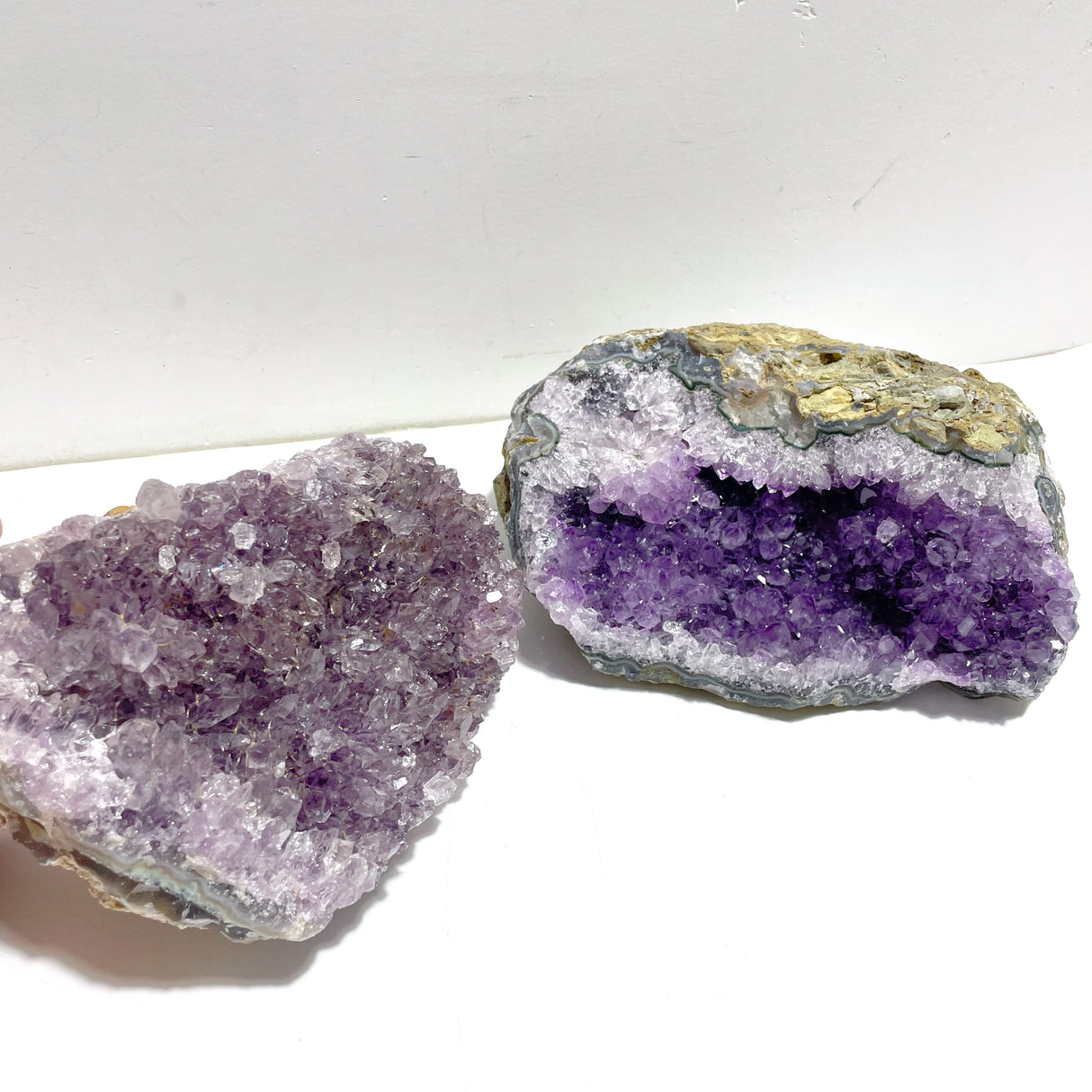 7 Pieces Large Amethyst Cluster Specimen