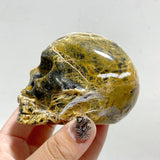 10 Pieces 6th Vein Ocean Jasper Skull Carving -Wholesale Crystals