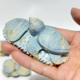 10 Pieces Blue Dumortierite Sea Turtle Carving - Wholesale Crystals