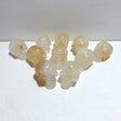 10 Pieces Hematoid Quartz Golden Fire Quartz Skull Carving - Wholesale Crystals