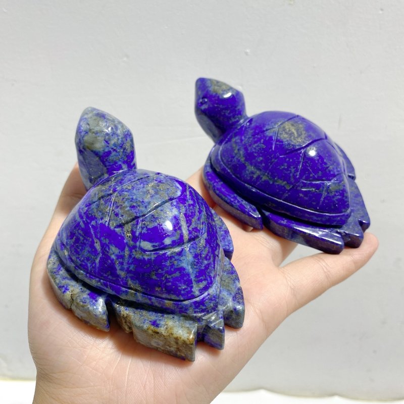 10 Pieces Lapis Lazuli Sea Turtles Carving -Wholesale Crystals