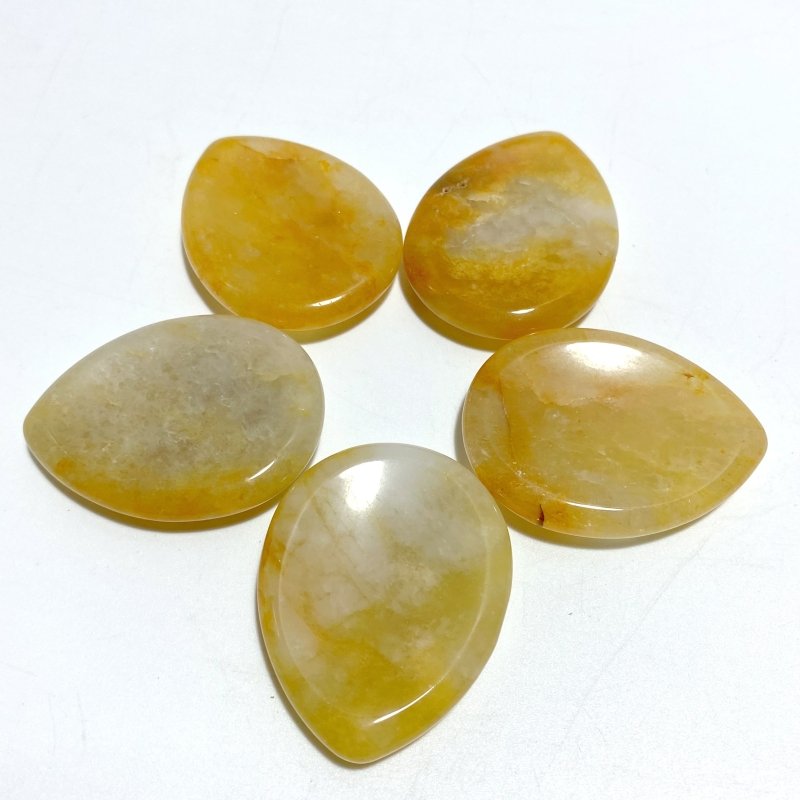 10 Types Worry Stones Teardrop Shape Wholesale Green Aventurine Labradorite Clear Quartz - Wholesale Crystals