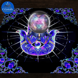 11 Mystical Runes Starry Sky Moon Phase Tarot Tablecloth - Wholesale Crystals
