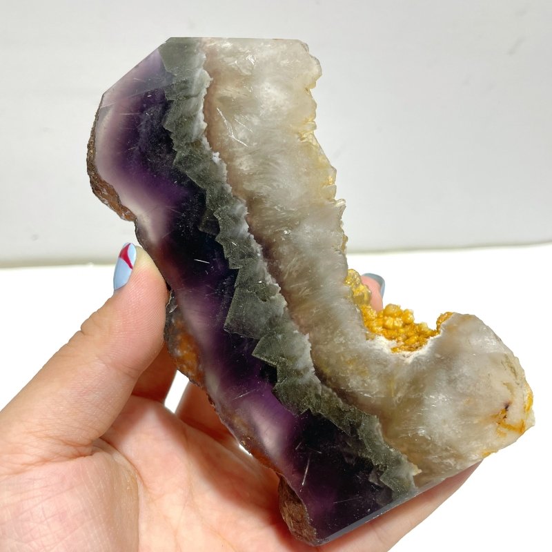 11 Pieces Fluorite Mixed Pyrite Points - Wholesale Crystals