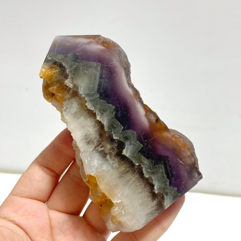 11 Pieces Fluorite Mixed Pyrite Points - Wholesale Crystals