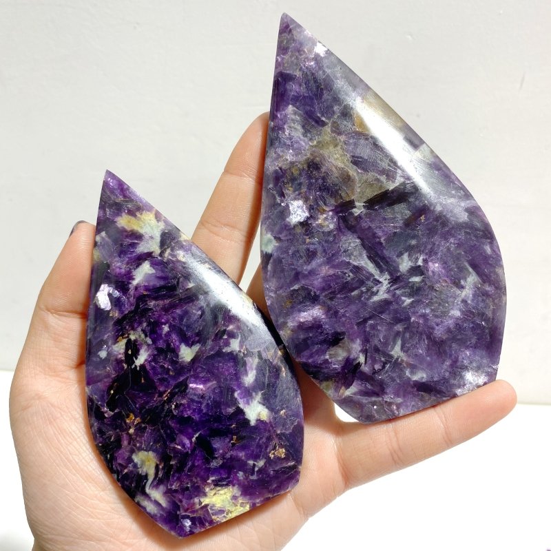 11 Pieces Spark Lepidolite Arrow Head Shape - Wholesale Crystals
