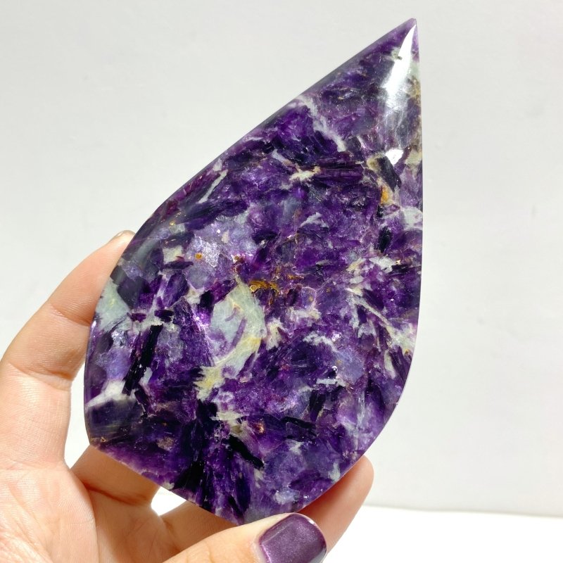11 Pieces Spark Lepidolite Arrow Head Shape - Wholesale Crystals