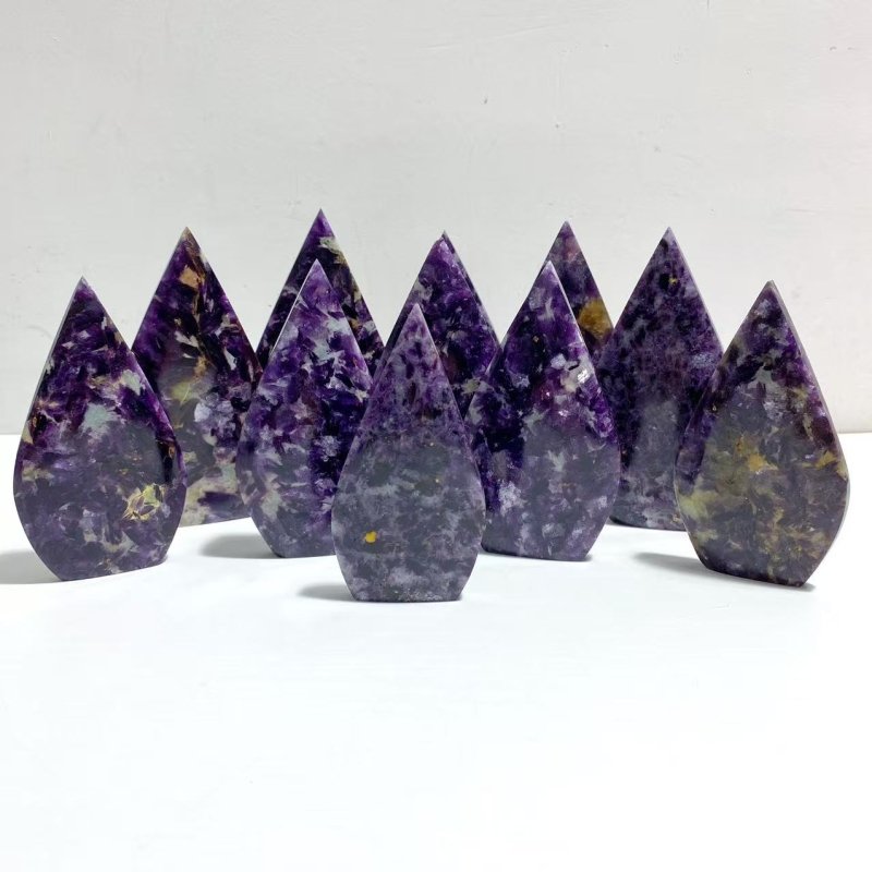 11 Pieces Spark Lepidolite Arrow Head Shape - Wholesale Crystals