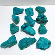 12 Pieces Chrysocolla Mixed Malachite Raw Stone Specimen - Wholesale Crystals