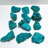 12 Pieces Chrysocolla Mixed Malachite Raw Stone Specimen - Wholesale Crystals