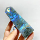 12 Pieces Flash Labradorite Four - Sided Point - Wholesale Crystals
