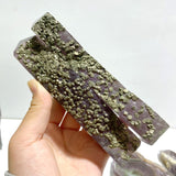 12 Pieces Fluorite Mixed Pyrite Calcite Slabs - Wholesale Crystals