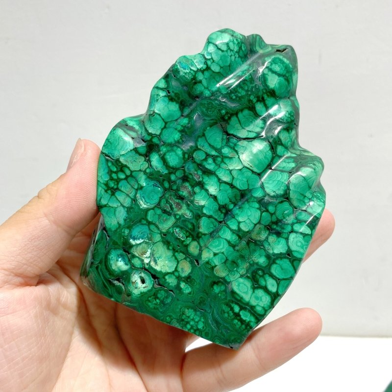 12 Pieces Malachite Flame Carving -Wholesale Crystals