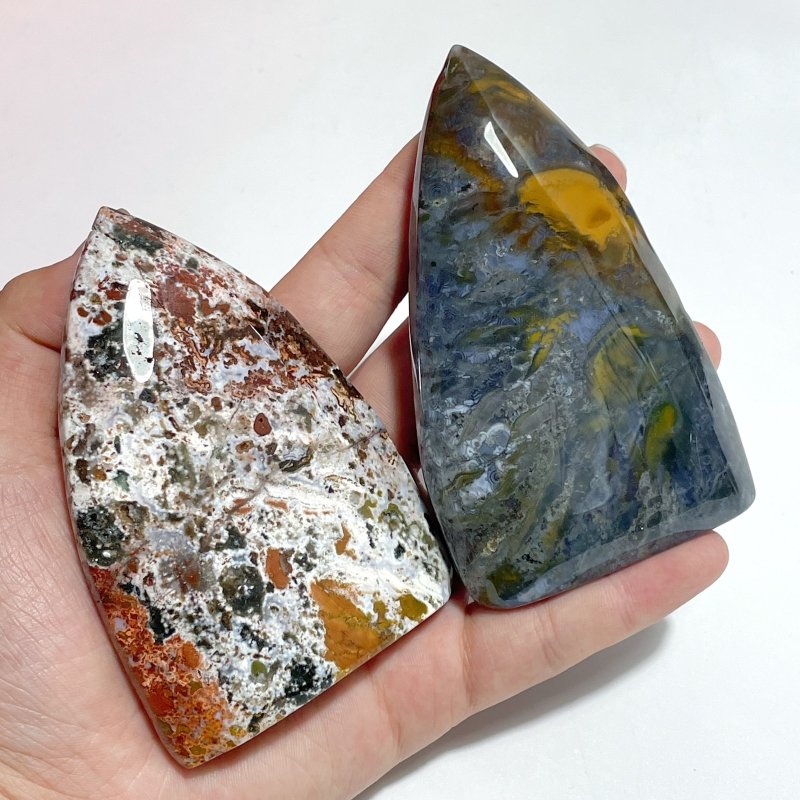 12 Pieces Ocean Jasper Arrow Head Shape Home Decor - Wholesale Crystals