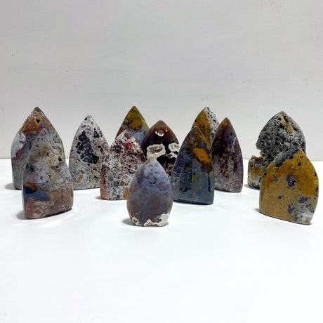 12 Pieces Ocean Jasper Arrow Head Shape Home Decor - Wholesale Crystals