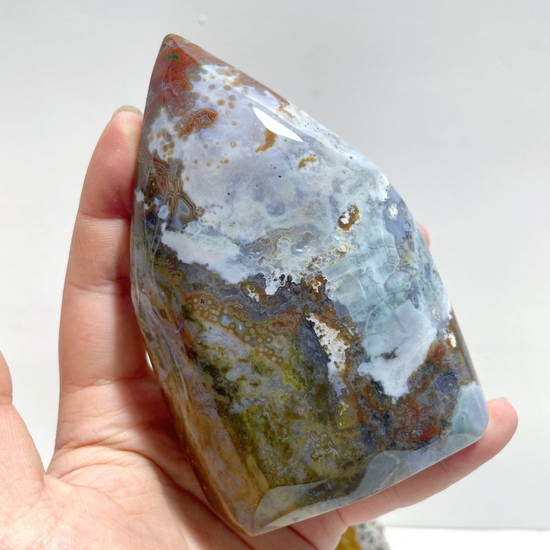 12 Pieces Ocean Jasper Arrow Head Shape Home Decor - Wholesale Crystals