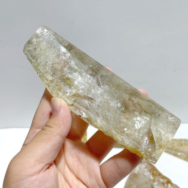 13 Pieces Golden Hematoid Quartz Free Form - Wholesale Crystals
