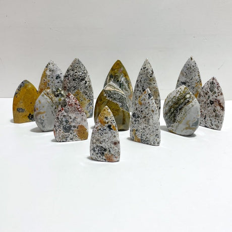 13 Pieces Ocean Jasper Arrow Head Shape Home Decor - Wholesale Crystals