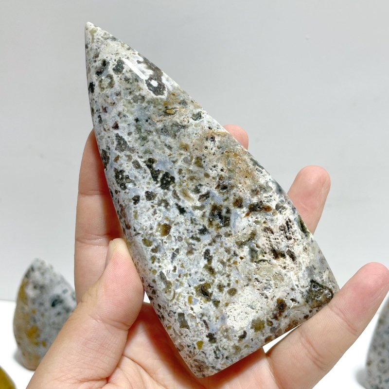 13 Pieces Ocean Jasper Arrow Head Shape Home Decor - Wholesale Crystals