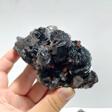 3 Pieces Raw Specularite Crystal Specimen Specular Hematite