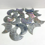 15 Pieces Beautiful Labradorite Moon Carving - Wholesale Crystals