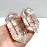 15 Pieces Clear Quartz Double Points - Wholesale Crystals