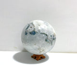 15CM Large Druzy Geode Moss Agate Sphere - Wholesale Crystals