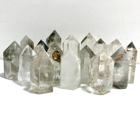16 Pieces Garden Quartz Clear Tower -Wholesale Crystals