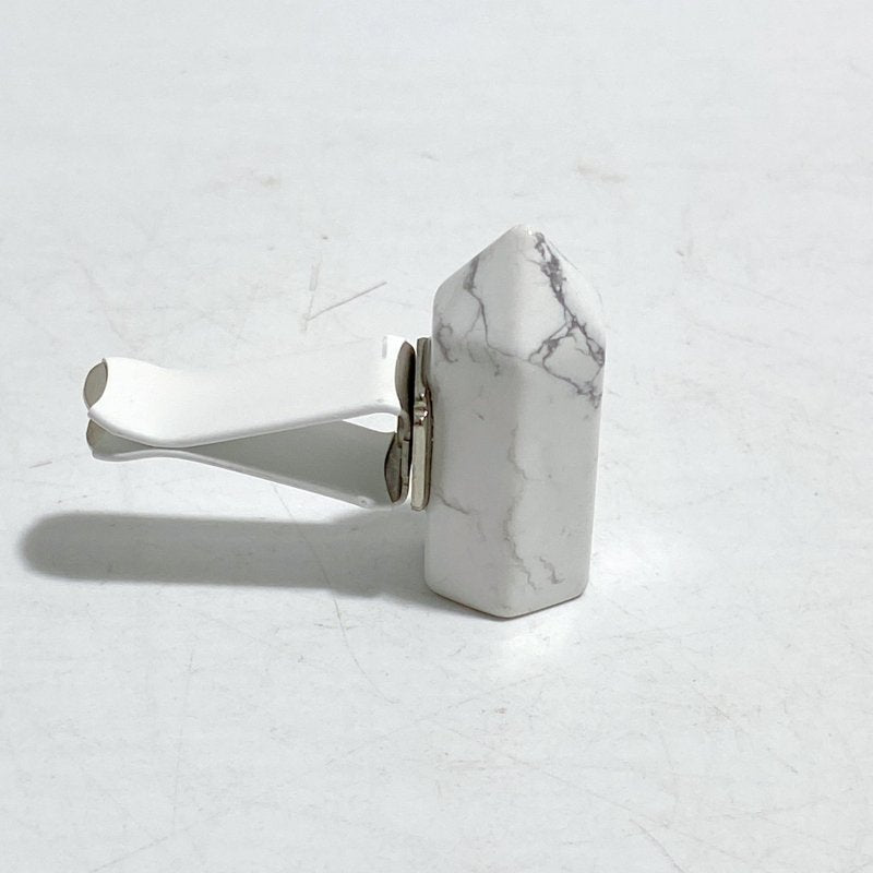 16 Types Crystal Point Car Air Vent Clips Crystal Wholesale Car Accessories Howlite Tiger Eye - Wholesale Crystals