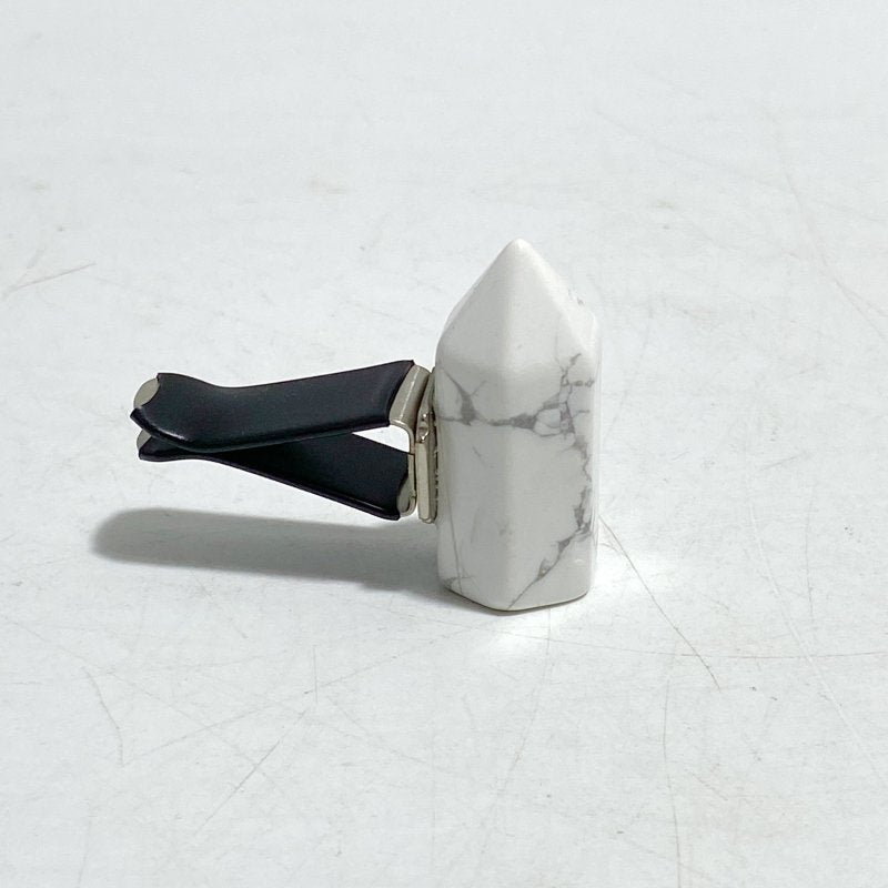 16 Types Crystal Point Car Air Vent Clips Crystal Wholesale Car Accessories Howlite Tiger Eye - Wholesale Crystals