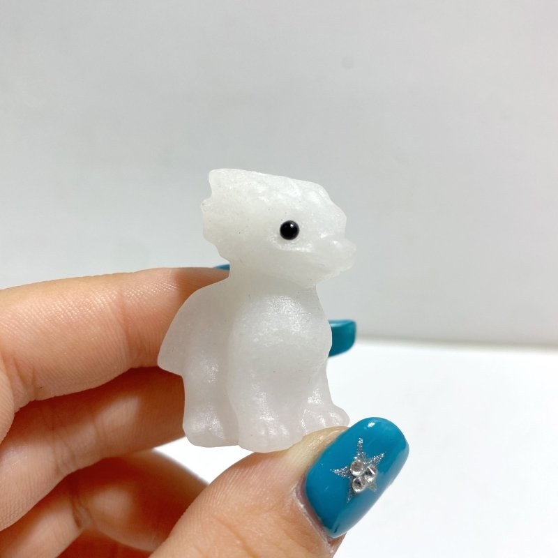 16 Types Mini Flying Dragon Carving Wholesale Yellow Calcite Garnet Sodalite - Wholesale Crystals