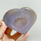 17 Pieces Geode Druzy Agate Heart -Wholesale Crystals