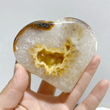 17 Pieces Geode Druzy Agate Heart -Wholesale Crystals