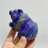 17 Pieces Lapis Lazuli Bears Carving -Wholesale Crystals