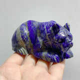 17 Pieces Lapis Lazuli Bears Carving -Wholesale Crystals