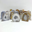 18 Pieces Agate Geode Druzy Tower Point - Wholesale Crystals