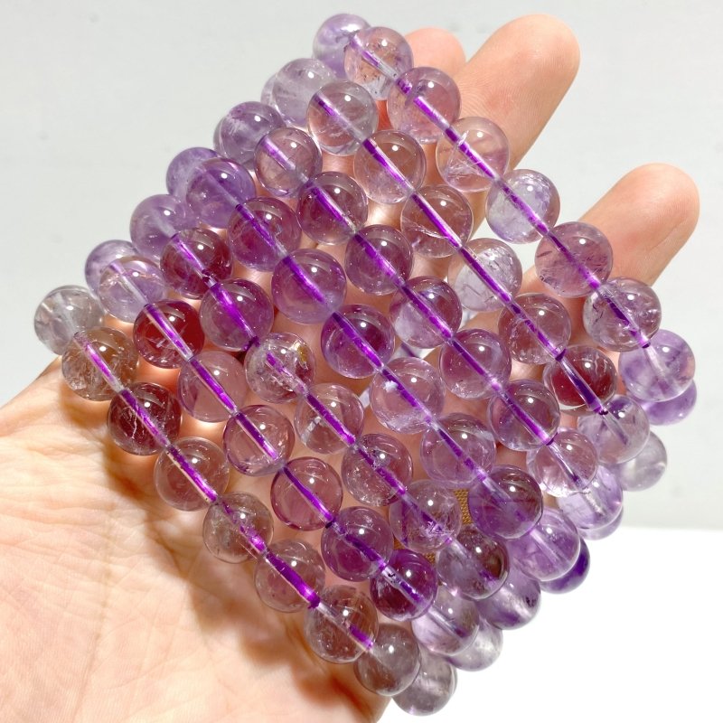 18 Pieces Beautiful Amethyst Bracelets - Wholesale Crystals