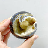 11 Pieces Beautiful Geode Druzy 8th Vein Ocean Jasper Spheres