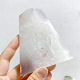 19 Pieces Geode Druzy Agate Four - sided Tower Point - Wholesale Crystals