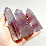 19 Pieces God's Fingerprint Light Purple Amethyst Tower Point -Wholesale Crystals