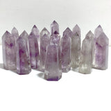 19 Pieces God's Fingerprint Light Purple Amethyst Tower Point -Wholesale Crystals