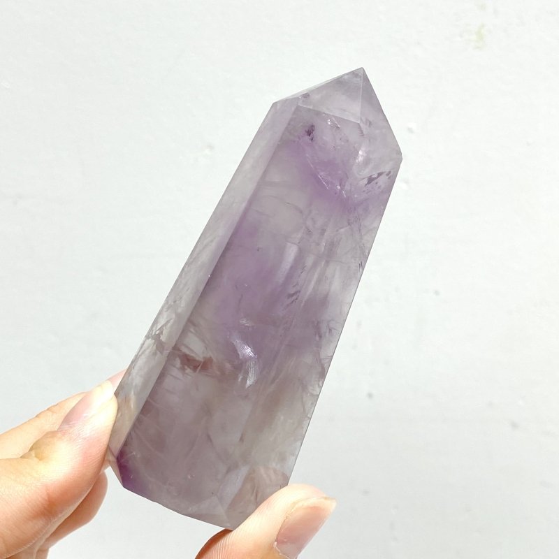 19 Pieces God's Fingerprint Light Purple Amethyst Tower Point -Wholesale Crystals