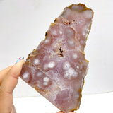 19 Pieces Sakura Flower Agate Slab - Wholesale Crystals