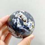 11 Pieces Beautiful Geode Druzy 8th Vein Ocean Jasper Spheres