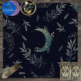 2 Moon Phase Starry Sky Tarot Tablecloth - Wholesale Crystals