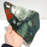 2 Pairs Africa Blood Stone Butterfly Wing Carving With Stand - Wholesale Crystals