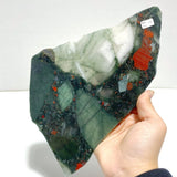 2 Pairs Africa Blood Stone Butterfly Wing Carving With Stand - Wholesale Crystals