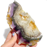 2 Pairs Fluorite Mixed Pyrite Butterfly Wing With Stand 4 - Wholesale Crystals