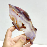 2 Pairs Sakura Flower Agate Butterfly Wing Carving With Stand - Wholesale Crystals