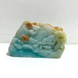 2 Pieces Beautiful Caribbean Calcite Landscape Pavilion Carving 10 - Wholesale Crystals